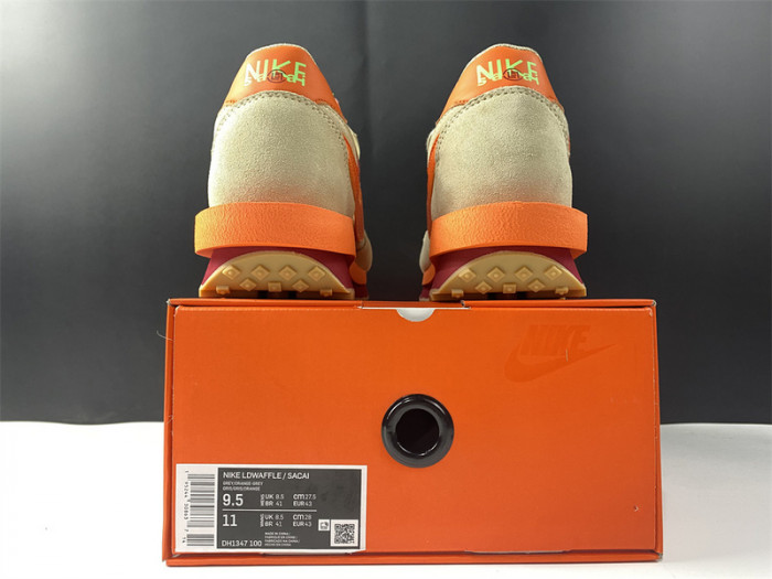 nike ldwaffle clot sacai net orange blaze dh1347-100