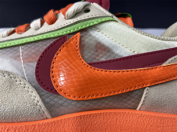 nike ldwaffle clot sacai net orange blaze dh1347-100