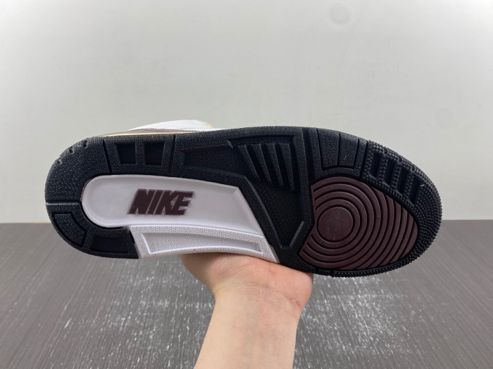 air jordan 3 retro white brown dh3434-113