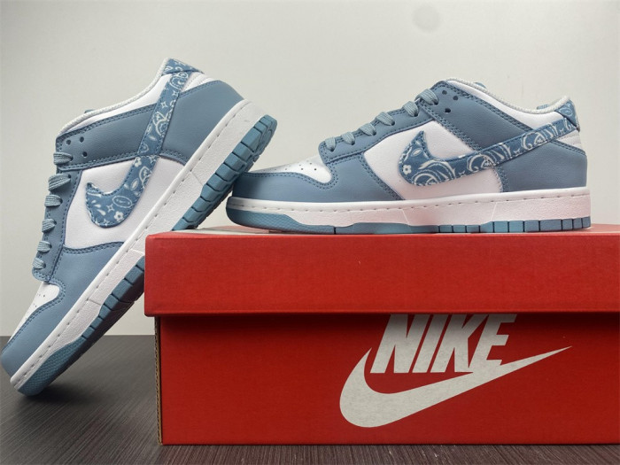 nike dunk low blue paisley (w) dh4401-101