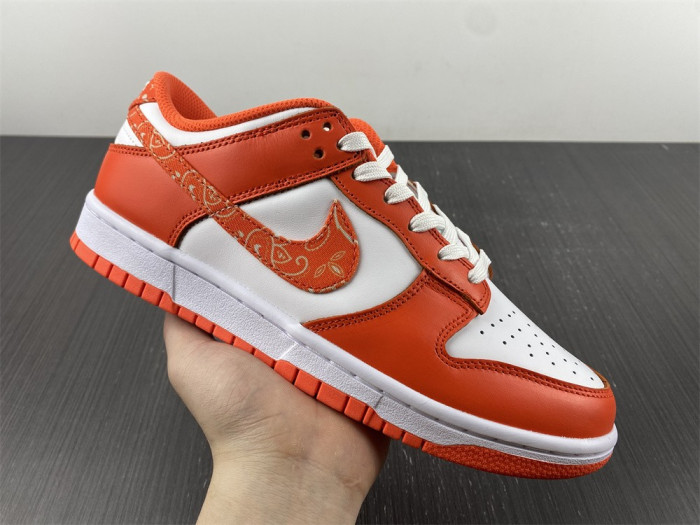 nike dunk low essential paisley pack orange dh4401-103