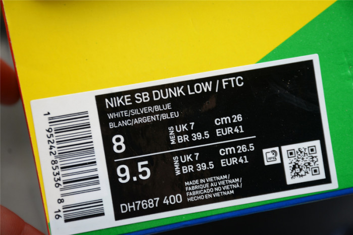 nike sb dunk low pro ftc lagoon pulse (regular box) dh7687-400