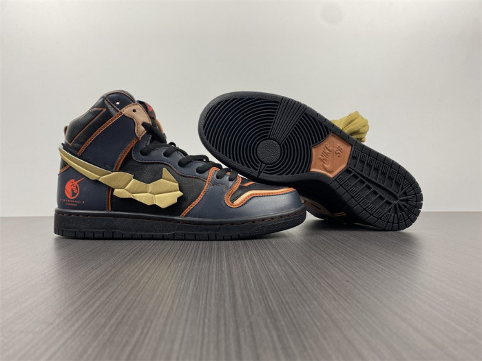 nike sb dunk high rx-0 unicorn gundam 02 banshee dh7717-400