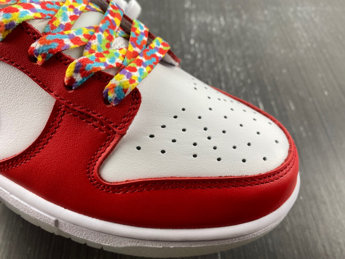 nike dunk low qs lebron james fruity pebbles dh8009-600