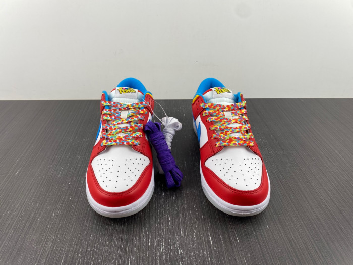 nike dunk low qs lebron james fruity pebbles dh8009-600