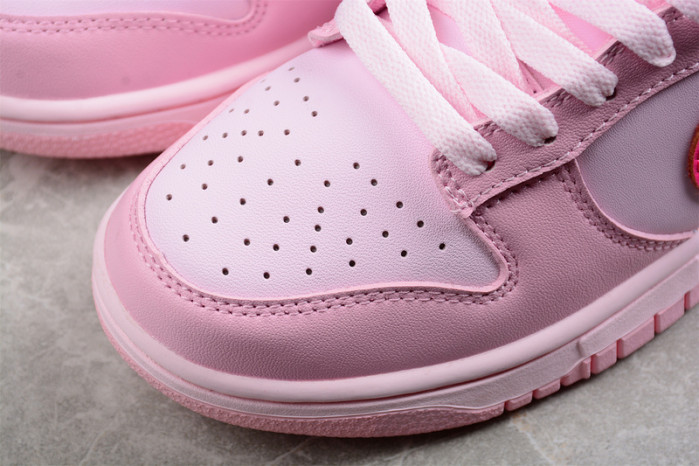 nike dunk low triple pink (gs) dh9765-600