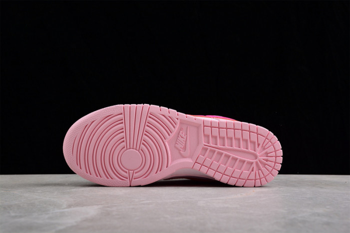 nike dunk low triple pink (gs) dh9765-600