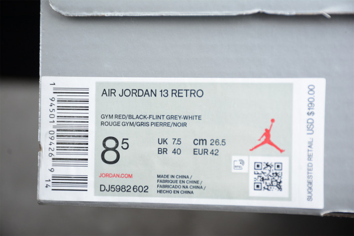 air jordan 13 “reverse bred” dj5982-602