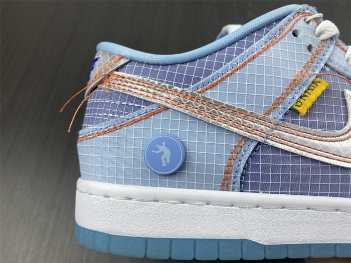 union x nike dunk low blue dj9649-400