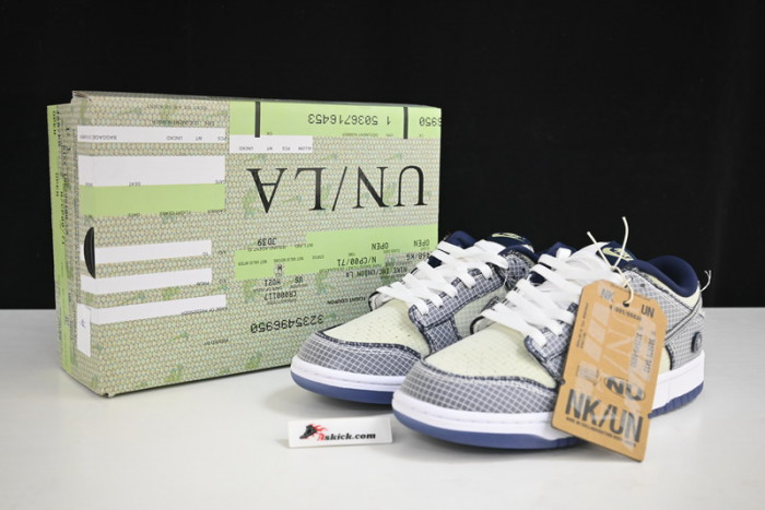 nike union la x dunk low midnight navy dj9649-401