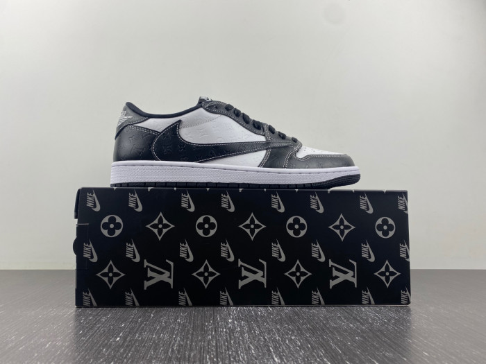 travis scott x air jordan 1 low black dl2211-001