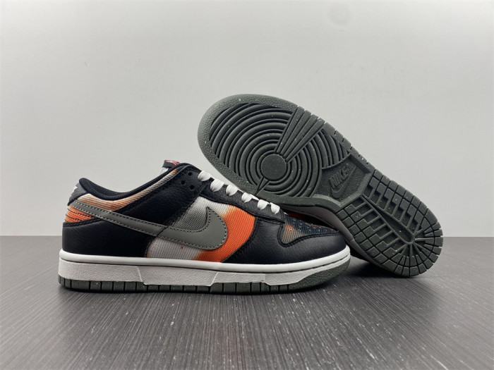 nike dunk low graffiti black red dm0108-001