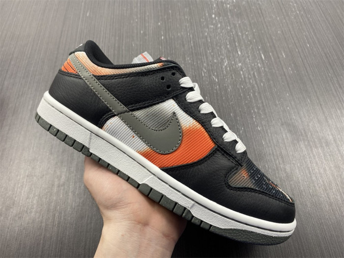 nike dunk low graffiti black red dm0108-001