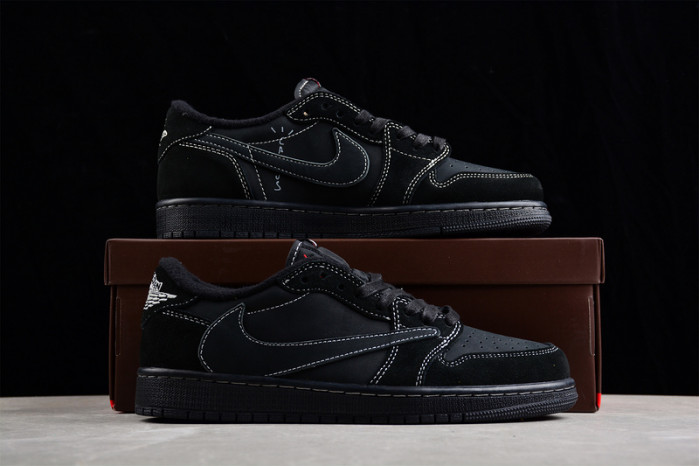 air jordan 1 retro low og sp travis scott black phantom dm7866-001.