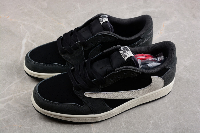 travis scott x air jordan 1 low og sp black/phantom dm7866-001
