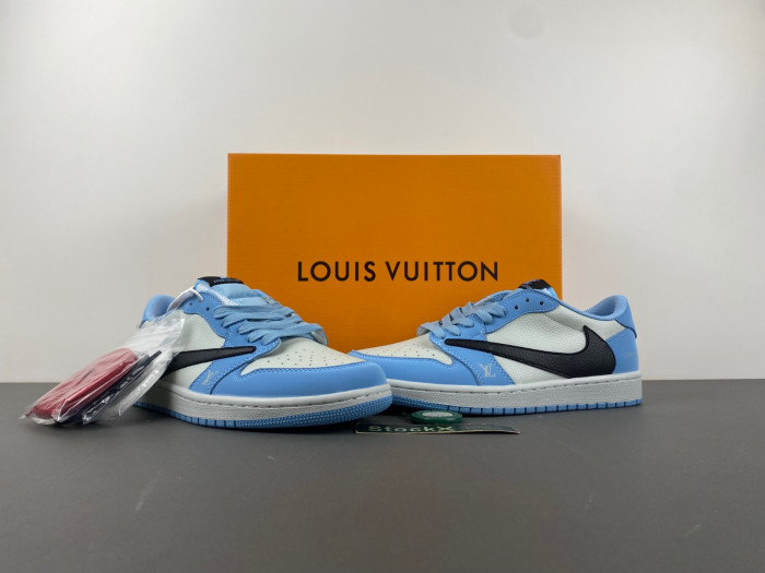 L1V x Travis Scott x Air Jordan 1 Low DM7866-107