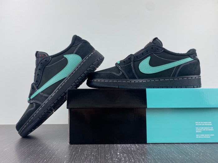 travis scott x air jordan 1 low "T*f*ny" customs dm7866-311