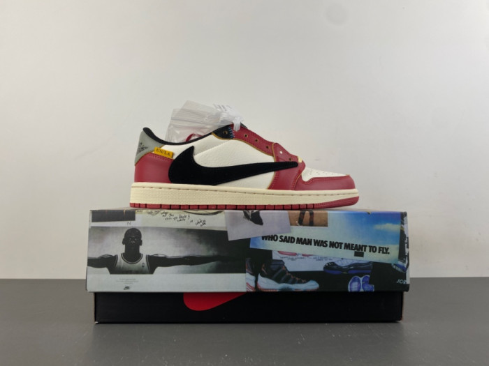 Travis Scott x Air Jordan 1 Low purple DM7866-600Red