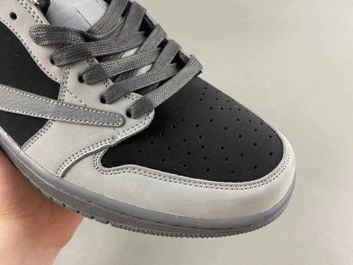 travis scott x air jordan 1 black grey dm7866-775