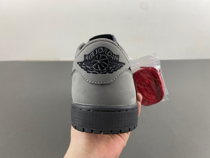 travis scott x air jordan 1 black grey dm7866-775