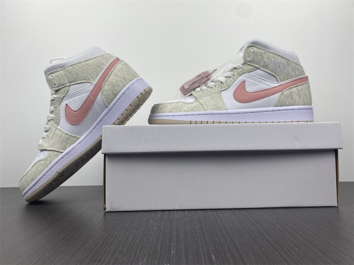 air jordan 1 mid se light iron ore (w) dn4045-001