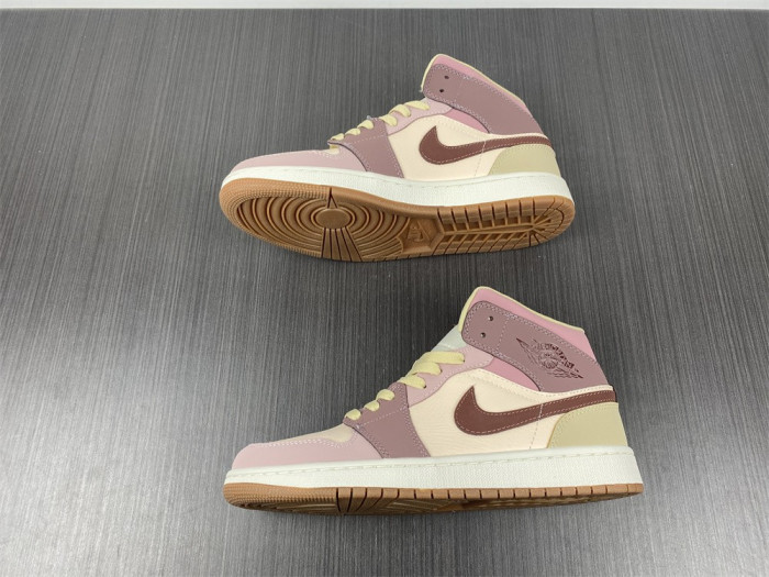 air jordan 1 mid se dark pony smoky mauve do7440-821