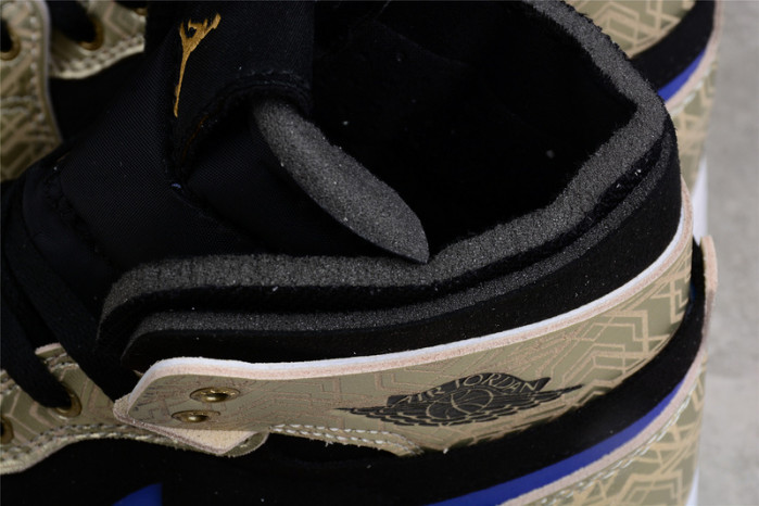 air jordan 1 high zoom air cmft gold laser dq0659-700