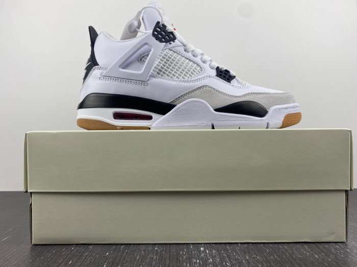 air jordan 4 retro white grey black dr5415-100