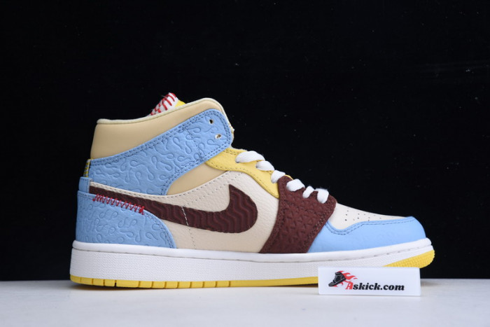 air jordan 1 mid se fearless maison chateau rouge cu2803-200