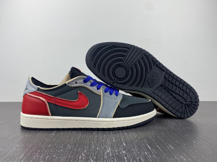 air jordan 1 low og ex “dark smoke grey” dv0982-006