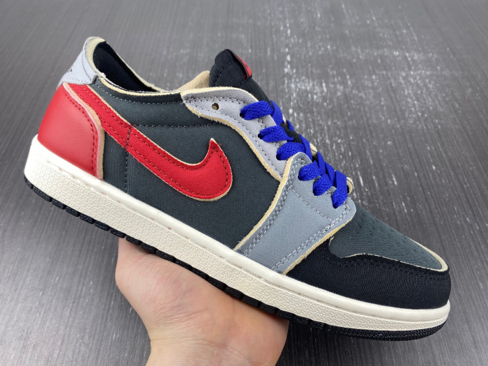 air jordan 1 low og ex “dark smoke grey” dv0982-006