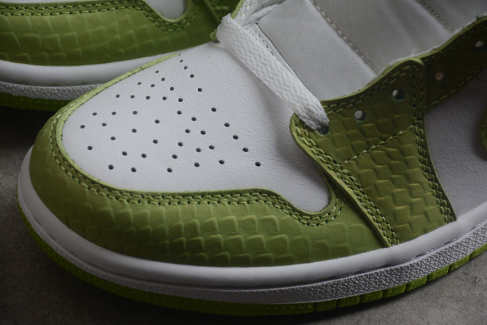 air jordan 1 mid green python (w) dv2959-113
