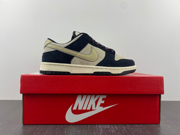 nike dunk low “navy suede” dv3054-001