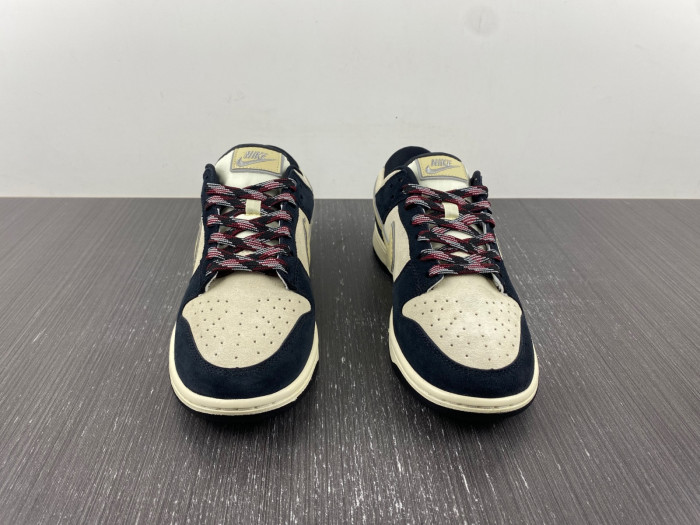 nike dunk low “navy suede” dv3054-001