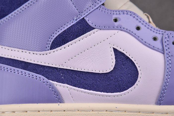 air jordan 1 mid se chenille sky j light purple dz3745-500