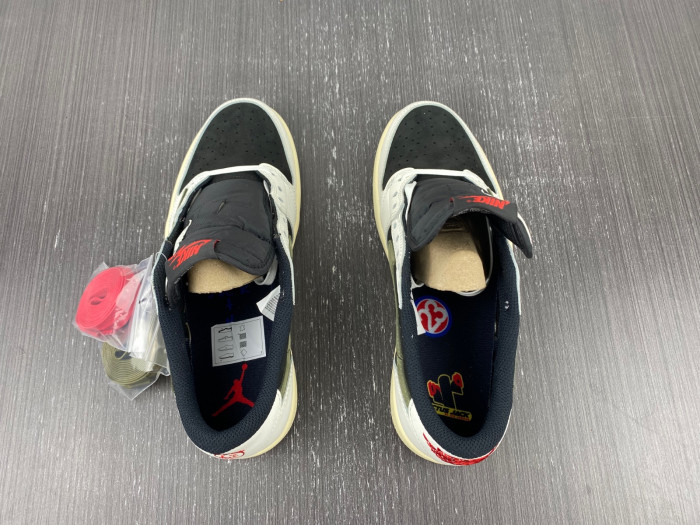 travis scott x air jordan 1 low og “olive” dz4137-106