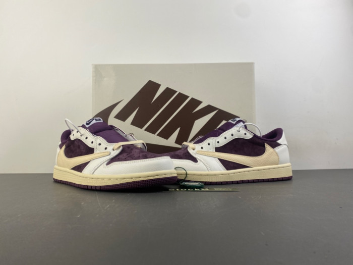 Travis Scott x Air Jordan 1 Low purple