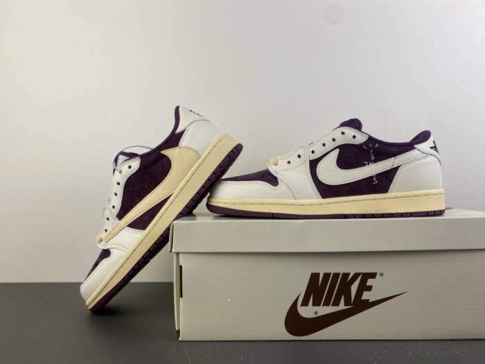 Travis Scott x Air Jordan 1 Low purple