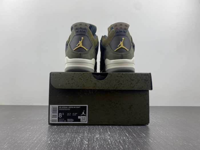 air jordan 4 craft “medium olive” fb9927-200