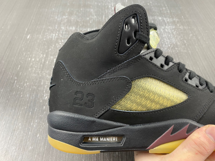 a ma maniére x air jordan 5 “black” fd1330-001