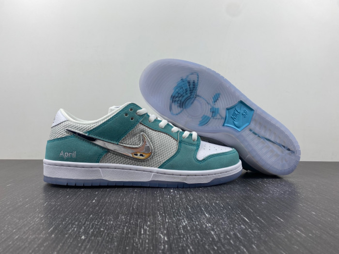nike sb dunk low april skateboards fd2562-400