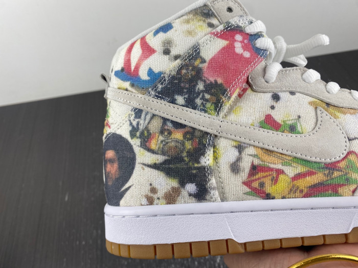 S*p*reme x nike sb dunk high “rammellzee” fd8779-100