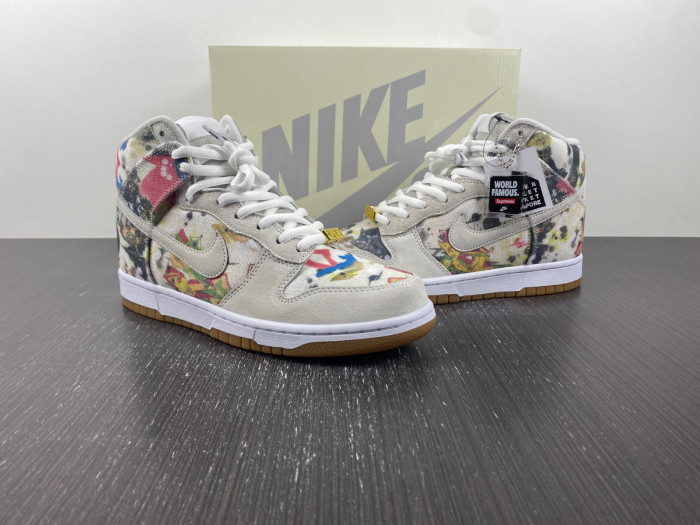 S*p*reme x nike sb dunk high “rammellzee” fd8779-100