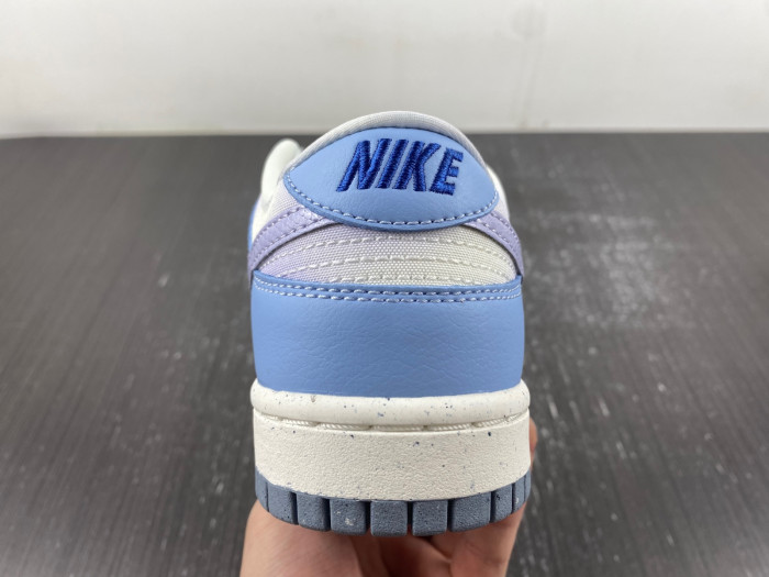 nike dunk low blue airbrush canvas fn0323-400