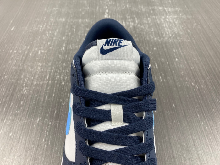 nike dunk low midnight navy university blue fn7800-400