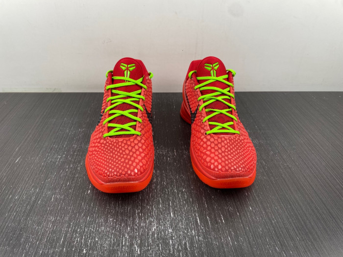 nike kobe 6 protro “reverse grinch” fv4921-600