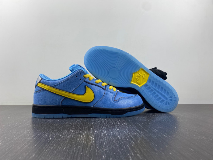 nike sb dunk low the powerpuff girls bubbles fz8833-400