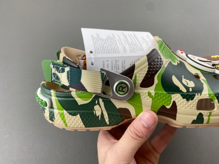 bape x Cr*0*s classic clog 