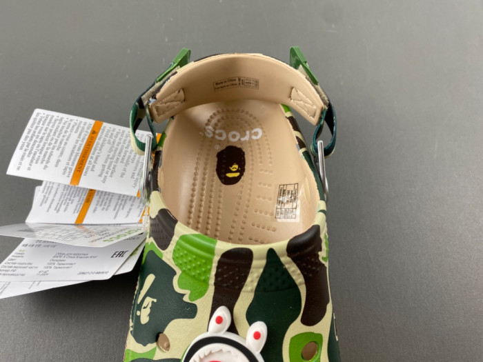 bape x Cr*0*s classic clog 