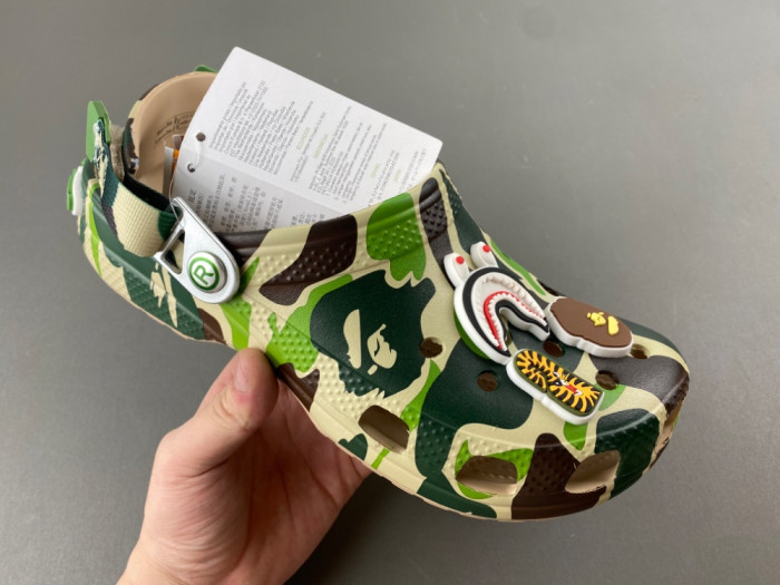 bape x Cr*0*s classic clog 